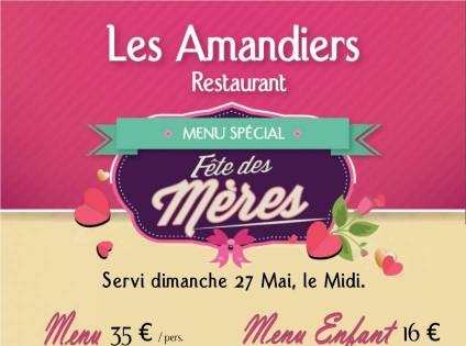 Menu Fête des Mères 2018 restaurant nimes uzes marguerittes